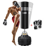 Dripex Freestanding Punching Bag with Stand 70''-182lbs Heavy Boxing Bag with Gloves for Adult Youth Kids - Men Stand Kickboxing Bag for Home Office, with Gloves