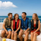 Inflatable-Life-Jacket| Lightweight Life-Vest for Adults| Automatic Inflatable-PFD| Supports up to 300 lbs (Light Camouflage)