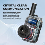 OMIZN M9 Global Walkie Talkie, 4G LTE Unlimited Range Two Way Radio with Flashligth for Outdoor, Business, Family 5pcs with Sim Card