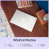 HP Pavilion 15.6 Laptop Computer for Daily Work & Student Home Study, Lifetime Office 365, Intel N100, 16GB RAM, 512GB SSD, Fast Charging, Long Battery Life, Windows 11 Home, Type-C to RJ-45 Cable