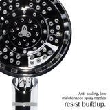 T3 Source Hand-Held Showerhead | Adjustable Hand Held Chrome Shower Head with Chlorine Filter | Mineral Filter Reduces Free Chlorine and Hydrogen Sulfide