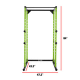 CAP Barbell Full Cage Power Rack, 7-Foot, Green