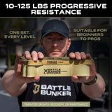 Battle Bands Resistance Bands – Pull Up Assistance Bands & Stretch Bands for Exercise – Heavy Duty Workout Resistance Bands Set for Strength Training, Powerlifting, Home Gym & Stretching – Men & Women