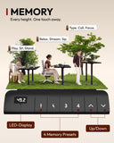 SANODESK Dual Motor Standing Desk 220lbs Height Adjustable Desk