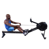 Body-Solid Endurance (R300) Air Resistance Indoor Rower - Cardio & Total Body Workout Machine with Self-Generating Power Body-Solid