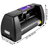 14 Inch Vinyl Cutter Machine 375mm Plotter Printer Signmaster Cutting Offline Digital LCD Display for Advertisements