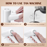 Professional Portable Spray Tan Machine,Self Tanning Spray Gun Kit - Spray Tan Gun Self Tanners Rechargeable Machine Suit For DIY, Beach, Travel,Mobile Tanning