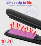 Steam Straighteners for Hair, Professional Salon Titanium Vapor Straightening Irons, High-end Salon Water Light Steam Flat Iron | 24 Hour Anti-frizz | Make Hair Smooth and Adds Shine