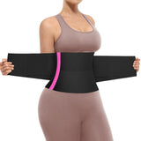 SHAPELLX Waist Trainer for Women Tummy Wrap Daily Corset Waist Trainer Cincher Trimmer Postpartum Girdle Faja Body Shape Pink