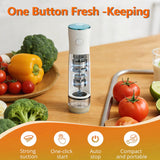 2-in-1 Vacuum Sealer for Food,Portable Vacuum Sealer Machine with 20 Reusable Vacuum Bags+ 4 Mason Jars Lids,Rechargeable Food Vacuum Sealing fo Preserve 5X Freshness with Easy Operation