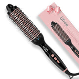 Ufree Ionic Thermal Brush, 1.5 Inch Heated Round Brush for Blowout, 30s Fast Heating Curling Brushes with 9 Temp Settings, Dual Voltage Travel Hair Styling Tool, Not Blow Dryer
