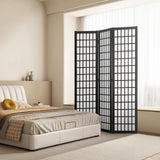 Room Divider, 3 Panel Japanese Room Divider, Wood Folding Privacy Screen Indoor, Japanese Partition Dividers Portable Decoration Screens
