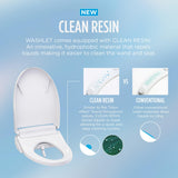 TOTO® WASHLET® S5 Electronic Bidet Toilet Seat with Instantaneous Water Heating, PREMIST and EWATER+ Wand Cleaning, Elongated, Sedona Beige - SW3446#12