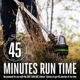 EGO Power+ String Trimmer, Battery Powered, 15" Trimmer for Weeds and Grass with POWERLOAD