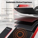 6-in-1 Foldable Weight Bench Set, 1695LBS Adjustable Workout Bench/Barbell Rack/Curl Pad, Bench Press, Leg Extension and Curl machine