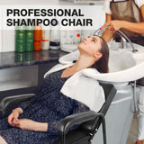 WINEDYOUNG Shampoo Chairs Reclining Shampoo Chairs for Salon Barber Chair Hair Stylist Chair Auto Recline Salon Chair Spa Beauty Equipment for Hair Stylists, Tattoo Artists, Cosmetologists
