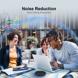 Conference Speaker with Microphone, Bluetooth/Wireless/USB omnidirectional Speakerphone Noise Cancelling Conference Tenveo