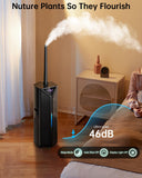 AERZY 5Gal Humidifiers for Bedroom Large Room up to 2800ft², APP/Remote Control, 60H Supersized Cool Mist Humidifier with Auto 180°Mist Tube, 24H Timer, Top Fill Humidifiers for Home Office Plants