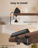 SURAIELEC Desk Clamp Power Strip with 5 Outlets, 4 PD 20W USB-C & 2 USB-A