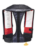 BLUESTORM Stratus 35 Inflatable Life Jacket PFD for Adults (Nitro Red) | US Coast Guard (USCG) Approved Automatic Self Inflating Life Vest Preserver with Manual Ripcord