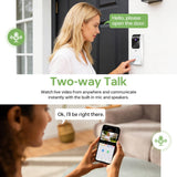 ZHXINSD 4MP Wireless Video Doorbell Camera