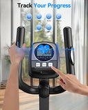 Niceday Elliptical Exercise Machine, Elliptical Machine for Home, Elliptical Training Machine with 15.5IN Stride, Magnetic Elliptical Trainer with16 Resistance Levels, 400LBS Loading Capacity Black Niceday