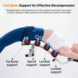 seanleecore Inversion Table for Back Pain Relief, Heavy Duty Back Stretcher with 3-Point Support System, 350LBS Weight Capacity Foldable Spinal Decompression Equipment for Home Gym