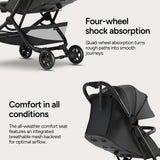 Mompush Velo Compact Travel Stroller One Second Fold