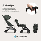 Mompush Velo Compact Travel Stroller One Second Fold