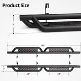 OEDRO Running Boards Compatible with 07-18 Chevy Silverado/GMC Sierra 1500