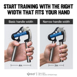 GD IRON GRIP 70(P) Adjustable Hand Grip Strengthener, 44~154lbs Grip Strength Trainer Premium Forearm Strengthener Hand Gripper for Grip Strength GD