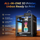 3D Printer AD5M, 1-Click Full-Auto Calibration 600mm/s Fast Printing, CoreXY High-Speed Precision with Every Layer
