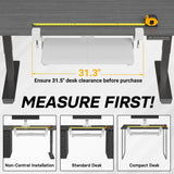 BONTEC Under Desk Keyboard Tray, Pull-Out Keyboard & Mouse Platform