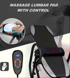 YOLEO Gravity Inversion Table for Back Pain Relief 2026 New Inversion Table w/Heat and Massage Lumbar pad Back Stretcher Machine 300 lbs