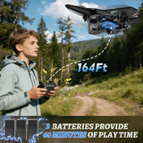 Tubokoro Foam Remote Control Airplanes with 3 Batteries, RC Planes for Kids Adults 8-16, RC Airplane Fighter Jet with Light, 360° Flip Fighter Jet Toys, Stunt Roll, Airplane Toy Gifts for Kids Boys