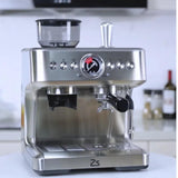 GarveeTech Espresso Machines with grinder, 20 Bar Professional Espresso Maker with Milk Frother & 95 oz Removable Water, Silver
