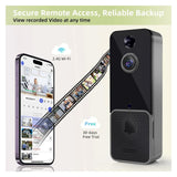 FMDARJXWHCP Wireless WiFi Video Doorbell Camera PIR Human Detection Cloud