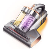 JIGOO S300 PRO Mattress Vacuum Cleaner with UV & Ultrasonic and High Heating,Anti-allergen Powerful Handheld Vacuum for Bed,Sofa