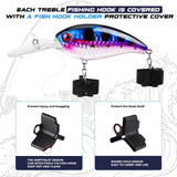 PLUSINNO Fishing Lures kit, Bass Fishing Lures for Freshwater， Fishing Gear Set Gifts for Men, Father's Day Fishing Gifts for Men, Fishermen, and Anglers.