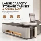 HHEvergreenEnsemble Executive Desk with Storage Cabinet (86.61IN)