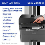 Brother DCP-L26 Series Wireless Monochrome 3-in-1 Laser Printer, 36 ppm in Black, 250 Sheets