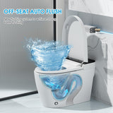 LOUPUSUO Smart Toilet with Bidet Built In with Warm Water Sprayer and Dryer