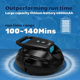 SP1 Pro Robotic Pool Cleaner, Cordless Pool Vacuum Robot with 120 Mins Runtime, 2.5h Fast Charging, Ideal for Pools up to 860 sq.ft, Powerful Suction, Auto-Parking