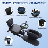 YIPONYT Leg Stretcher, 661lbs Leg Split Machine 0° to 200°Stretched for Flexibility Stretching Equipment Fitness Equipment, Heavy Steel Frame Equipment Splits Machine, Home, Gym YIPONYT