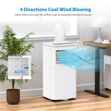 Garvee 10000BTU Portable Air Conditioner 3 in 1, Quiet AC Unit with Fan & Dehumidifier Up to 450 sq.ft, 24H Timer&LED Display, Remote, Window Kit, for Bedroom/Office/Dorms/Apartment