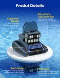 (2026 Upgrade) Cordless Robotic Pool Cleaner, Pool Vacuum for Inground Pools, Wall and Waterline Cleaning, Powerful Suction and Replaceable Battery, 180 min Battery Life for Pool Up to 2150 Sq.ft