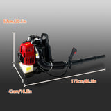 Elevon 76CC Backpack Leaf Blower, Gas Leaf Blower-4 Stroke Air Cooling Engine, 660CFM, 200MPH, Ergonomic Design