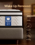 King Mattress, 12in Memory Foam Hybrid Mattress, Medium Firm and Individually Pocket Springs - Pressure Relief, CertiPUR-US Certified, Motion Isolation-Extra Edge Support. (White, King, 12, Inches)