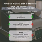 QIDI Q2 Combo 3D Printer, Enclosed FDM with 65℃ Heated Chamber,