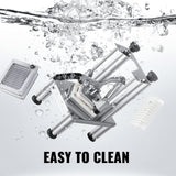 Rismanor Commercial French Fries Cutter 1/4″ 3/8″ 6 Wedges 6 Wedges to Core Stainless Steel Blades Potato Slicer Fruit Chopper for Restaurant Home Kitchen Cutting, Sliver